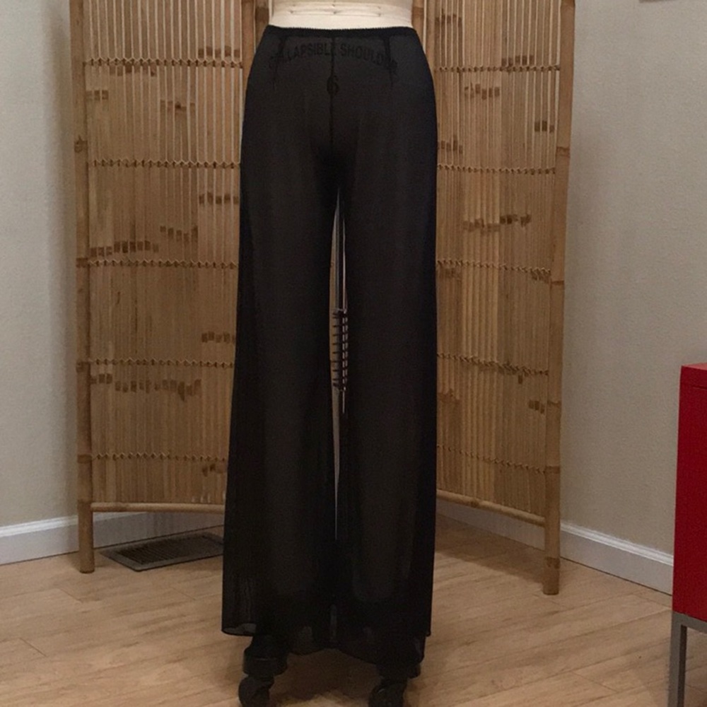Sheer “Please Wear Underwear” Flowy Pant